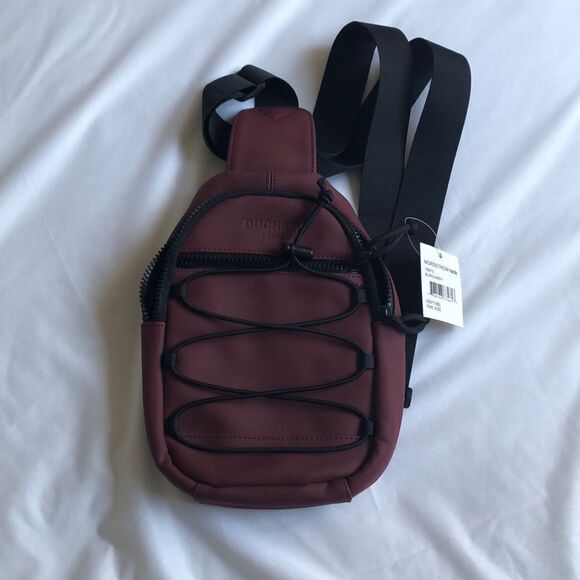 Duchamp London Mini Backpack NWT Burgundy - Picture 1 of 5